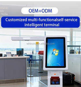 Wintronix Đầu đọc hộ chiếu mã hóa bàn phím Đầu đọc mã vạch máy quét dấu vân tay sàn thường Vụ Hành lý quy mô sân bay <span class=keywords><strong>kiosk</strong></span> - Product Image 3