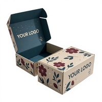 Caja de Envío de Perfume Cosmético de Cartón Corrugado con Logotipo Personalizado, Materiales Reciclados, Diseño Plegable, Estampado en Caliente con Lámina Dorada
