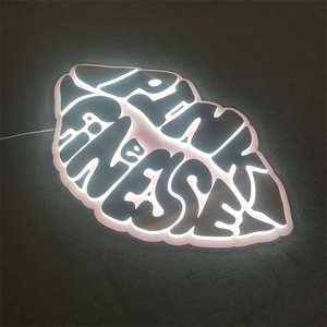 Signo de acrílico para salón de belleza, letrero personalizado con espejo 3D, logotipo personalizado, letrero de acrílico para salón de belleza - Product Image 5