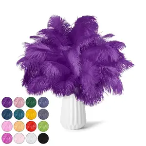 8-10 см крашеные дешевые страусиные перья отделка высокое качество страусиное перо бахрома для одежды аксессуары
