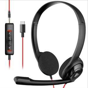 NUBWO HW02 Wired Office Headset with Mic – Lightweight Over-Ear Headphones for PC, Laptop, Call Center (USB-A/USB-C/Monaural) - Product Image 3