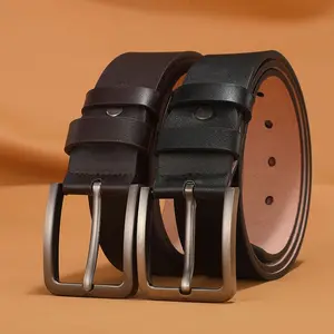 China Fashion Business Leisure professional cheap customize pin buckle pu leather belt for men