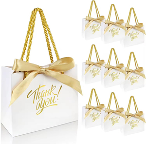 Bolsas de Regalo de Papel para Dulces y Recuerdos de <span class=keywords><strong>Fiesta</strong></span> con Lazo para Bodas, San Valentín y Cumpleaños - Product Image 2