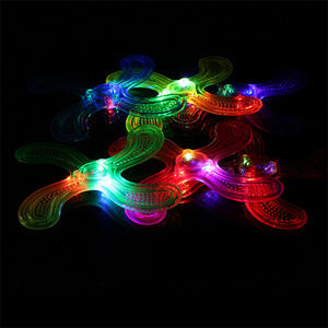 HAPU Factory Tpr Four <b>Corner</b> Flying Saucer Single Ball Glowing Wand <b>Led</b> <b>Light</b> Boomerang Toy Outdoor Party Children's Gift - Product Image 2