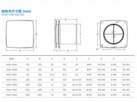 Chambre simple minimaliste innovante ERV MVHR Ventilation murale Échangeur d'air efficace pour le sous-sol CVC centralisé Carré Plastique