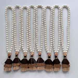 Wholesale 12mm Silicone Pearl Beads Islamic Tassel Muslim Prayer Tasbih For Prayer Tasbih Arabic Bracelet Necklace Prayer Beads