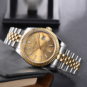 Роскошные автоматические механические мужские часы классические бревенчатые кольца Meiyouda с 8215 механизмом из стали с пятью бусинами 20 мм 39 мм - Product Image 4