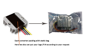 Đầy đủ điện 3A 36W 24V đến 12V <span class=keywords><strong>DC</strong></span> chuyển đổi với cầu chì cho xe nâng, Cần cẩu, dẫn ánh sáng, có CE,FCC, RoHS giấy chứng nhận hỗ trợ OEM - Product Image 6