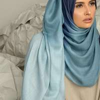 Vente en gros 2025 Meilleure vente Belle nouvelle Ombre imprimée Modal Hijab ombragé respirant doux Viscose Modal Shadow Print Hijab