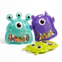 Pochette personnalisée imprimée de forme unique, découpée sur mesure, en Mylar refermable, recyclable, taille personnalisée, pour snacks, bonbons et aliments créatifs