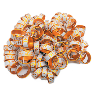 Supporto personalizzazione anelli per piccioni da corsa anelli per piccioni in alluminio multi-dimensioni anello per uccelli - Product Image 1