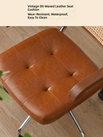 Chaise de bureau ergonomique rétro tissée en gros avec support lombaire, vente directe d'usine en vrac pour l'étude et la salle à manger BGY014