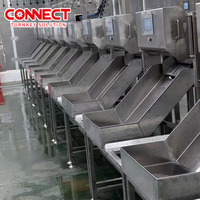 Machine de pesage et de calibrage automatique multi-plateaux contrôlée par PLC pour viande de poulet, œufs, poisson, huîtres, calamars, fruits et légumes