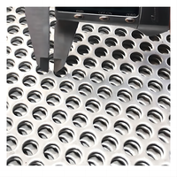 304 filet de protection de balcon en acier inoxydable feuille perforée rebord de fenêtre plaque de support de poinçonnage en métal
