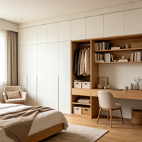 Armoire autoportante en bois durable sur mesure, coiffeuse, solutions de design personnalisées pour chambre et salon – Vente en gros