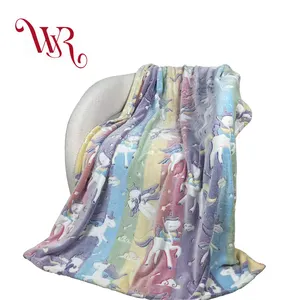 Wholesale Super Soft Pv Blankets Glow In The Dark For Boys And Girls Gifts