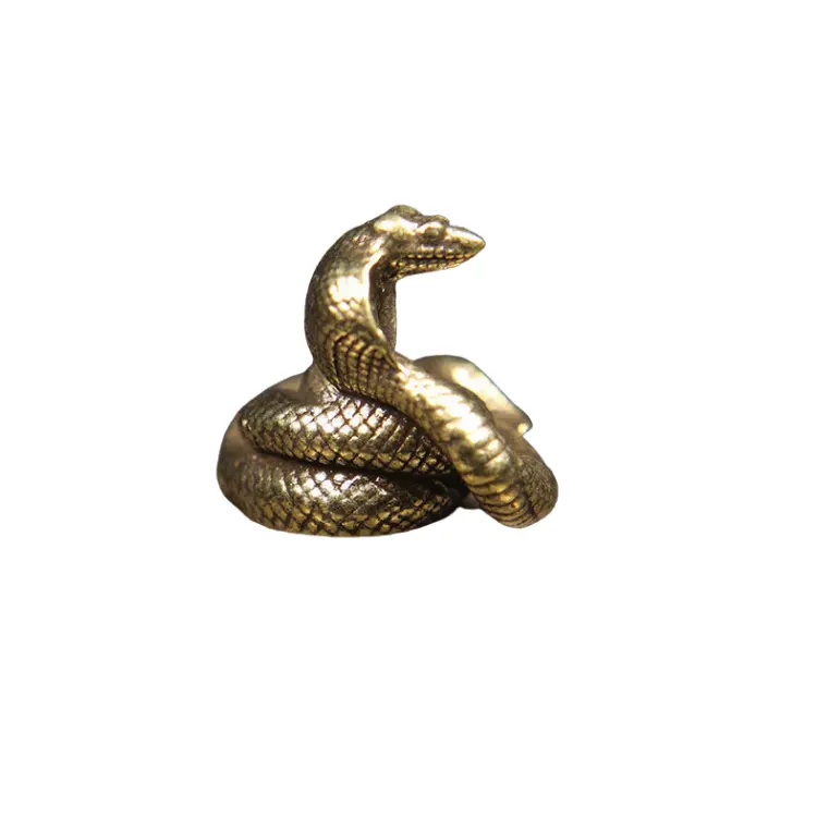 Custom Brass Crafts Brass Snake Pendant Ornament Zodiac Snake Pendant Ornament