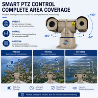 Cámara PTZ de Imagen Térmica de Largo Alcance (11 km), Vigilancia IP Oculta para Protección Perimetral
