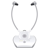Casque audio sans fil léger 2,4 GHz de type tour de cou pour malentendants, pour écoute privée, portée 30 m