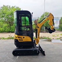 Mini-excavatrice à chenilles de 1,5 tonne à livraison rapide, machine de terrassement pour location et revente