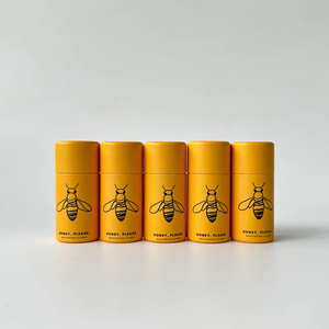 Empaque de Cilindro de Cartón Reciclable, Degradable y Ecológico de Alta Calidad, Hecho a Mano y Personalizado, para Bálsamo Labial - Product Image 3