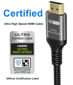 Zogou สาย2.1V 8K 60Hz, หุ้มทอง24K หุ้มฉนวนพีวีซีสำหรับป้องกันหน้าจอและ <span class=keywords><strong>HDTV</strong></span> - Product Image 1
