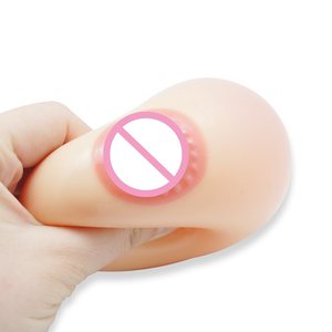 Palla Antistress Divertente a Forma di Seno in Gomma Morbida, Giocattolo Sensoriale Elastico, Strumento Educativo per l'Allattamento - Product Image 1