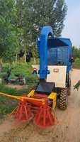 Mini ensileuse portative de petites fermes coupant la mini moissonneuse de maïs pour l'ensilage