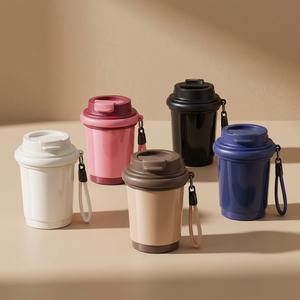 Taza de Café con Revestimiento Cerámico de 320 ml, Vaso Térmico de Viaje con Aislamiento al Vacío, Taza Portátil a Prueba de Fugas de Acero Inoxidable 316 <span class=keywords><strong>para</strong></span> Espresso - Product Image 5