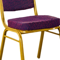 Chaises de banquet empilables en métal à cadre en fer pour restaurants, mariages, hôtels et événements commerciaux – Vente en gros à prix réduit