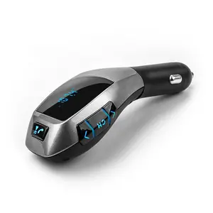 AGETUNR Pemutar Mp3 Audio Mobil X5, Pengisi Daya Adaptor Driver Multi Fungsi FM Pemancar Bluetooth