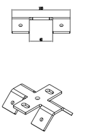 Système de montage solaire pour toiture métallique trapézoïdale moderne de marque OEM de haute qualité, résistant au vent (60 m/s) et à la neige (3 KN/m), taille personnalisée, MOQ