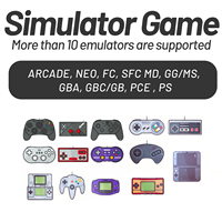 Écran rouge 64G Trimui modèle S 2.0 pouces légèrement rétro Console de jeu vidéo classique 10 simulateurs Consoles de jeu portables cadeau pour enfants