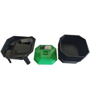 <span class=keywords><strong>Composteur</strong></span> <span class=keywords><strong>de</strong></span> jardin et ferme à vers en plastique PP noir robuste et <span class=keywords><strong>de</strong></span> grande capacité, système <span class=keywords><strong>de</strong></span> recyclage des déchets multi-couches pour l'extérieur - Product Image 2