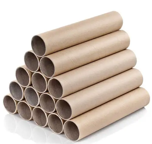 Customized Brown Kraft Mailing Postal Packaging Textile Roll Core Cardboard Paper Tube Factory