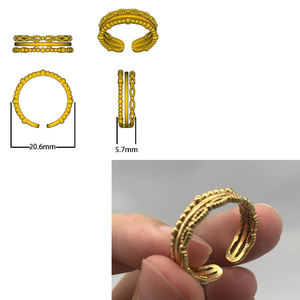 SSeeSY настраиваемый 18k pvd позолоченный, не запятнанный, без пятен, производитель ювелирных изделий из нержавеющей стали, индивидуальная печатка, Кольцо чемпионата - Product Image 4