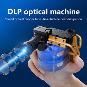 Mini Vidéo 1080P 4K Ready Portable Android 13 Google TV System Home Theater 3D Ready Gaming Karaoke 120 Pouces Toumei X5 US - Product Image 4