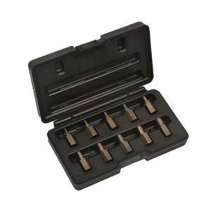 <span class=keywords><strong>Kit</strong></span> d'<span class=keywords><strong>extraction</strong></span> de vis et de boulons à multiples cannelures de 1/2'' (10 pièces) – Outil de retrait facile pour vis et boulons cassés - Product Image 3