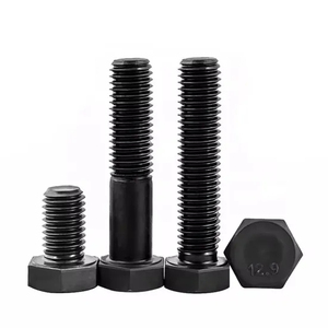 Pernos Hexagonales de Acero al Carbono de Alta Resistencia M8 M10 M20 con Acabado de Óxido Negro Clase 4.8 8.8 para Fijación Mecánica, Aplicaciones Industriales y Automotrices - Product Image 4