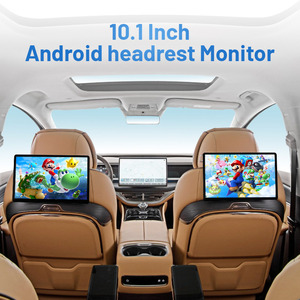 Moniteur d'appuie-tête universel pour voiture, écran tactile Android 14, 4G HD, <span class=keywords><strong>lecteur</strong></span> multimédia de divertissement pour sièges arrière, WiFi, Bluetooth, USB - Product Image 1