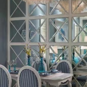 Miroirs muraux biseautés de formes multiples au design moderne pour la décoration intérieure dans un style tendance - Product Image 5