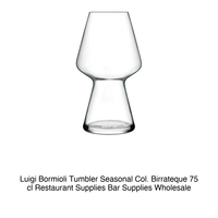 Verre saisonnier Col. Birrateque 75 cl Luigi Bormioli H 18,4 cm Ø 10,5 cm
