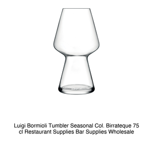 Vaso de Vidrio de Temporada Col. Birrateque 75 cl Luigi Bormioli H 18.4 cm Ø 10.5 cm - Product Image 2