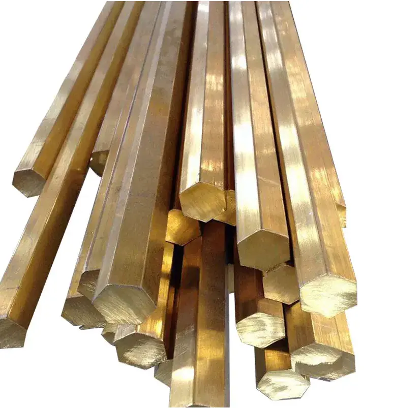 Factory wholesale price Brass solid bar C24000 C27000 square hexagon brass bar CuZn30 CuZn35 round copper bar