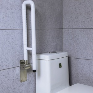 Tay Vịn Bồn Cầu Gắn Tường Bằng Nhựa ABS + Inox Chống Trượt Có Thể Gập Lại Tay Vịn Phòng Vệ Sinh An Toàn Vô Hiệu Hóa - Product Image 2