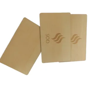 Carte en bois avec impression couleur Laser, petites cartes cadeaux en bois vierge, sculpture de cartes en bois NFC