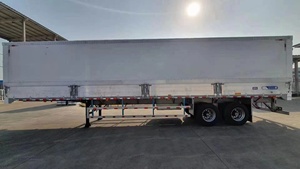 2 ejes 3 ejes 40 pies ala voladora van caja semirremolque con puerta abierta lateral - Product Image 2