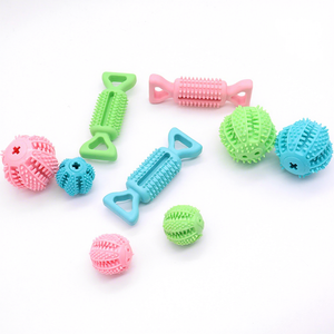 Factory Durable Indestructible Decompression Elastic Rubber <b>Ball</b> Pet Teeth Cleaning <b>Dog</b> Toy Aggressive Chewers S/M/L Sizes - Product Image 1