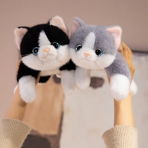 Peluche Gattino Sdraiato <span class=keywords><strong>Super</strong></span> Morbido in Offerta Speciale, Adorabile Gatto Addormentato Imbottito con Cotone PP - Product Image 6