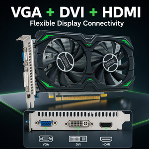 Carte graphique de bureau neuve XHVGA GTX <span class=keywords><strong>750</strong></span> <span class=keywords><strong>Ti</strong></span> 8 Go GDDR5 128 bits pour jeux <span class=keywords><strong>4K</strong></span> à double ventilateur, PCI Express 3.0 X16 DirectX 12 - Product Image 5